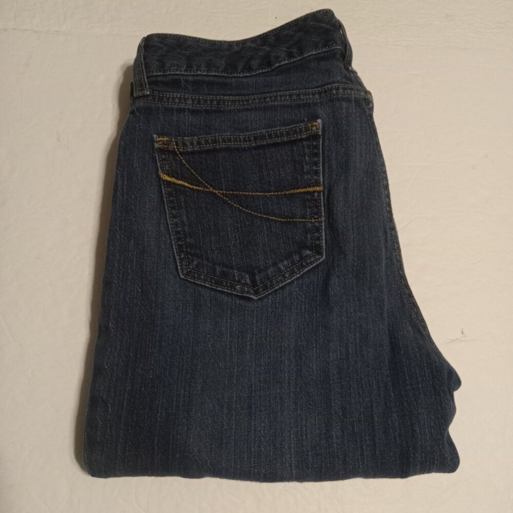 GAP Women's Curvy Flare Blue Denim Jeans Size 14L